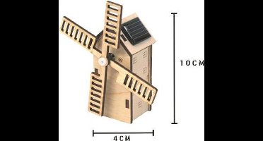 Solexpert Bouwpakket - hollandse molen met zonnepaneel - mini