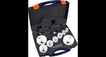 Rotec HSS-Bi Cobalt Gatzagenset elektricien10 dlg 22-76mm