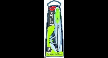 Study passer met universeel inzetstuk & potlood - assorti kleuren