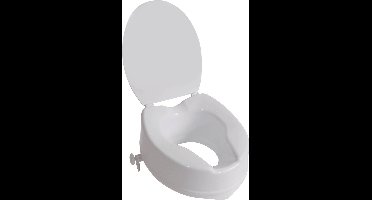 Aidapt Toiletverhoger 15 cm - Met deksel ergonomisch - Wit