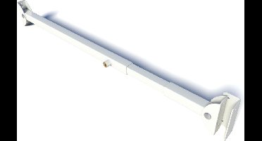 SecuProducts - SecuBar - schuifpuibeveiliging Plus - wit