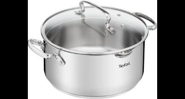 Tefal Duetto+ Kookpan - Rond - 18 cm- Roestvrijstaal - Met Deksel