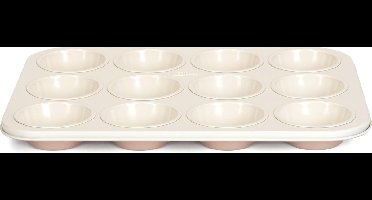 Patisse Ceramic Muffinvorm - Staal - 12 vaks