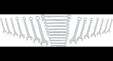 Brüder Mannesmann M 130-25 Ring-steeksleutelset 25-delig Sleutelbreedte (metrisch) 7 - 32 mm