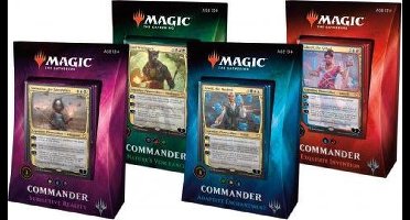Magic The Gathering Commander 2018 Set of 4