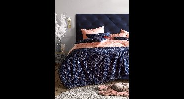 De Witte Lietaer Dekbedovertrek Katoen Satijn Idyllic - Tweepersoons - 200 x 200/220 cm - Blauw