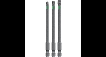 KWB torsie bitset - TT10, TT15 en TT20 - Lengte 150 mm - Hoge torsieweerstand - 123343