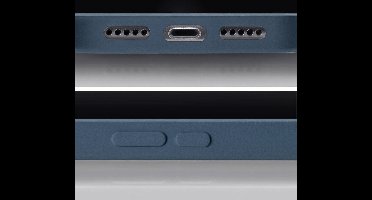 Mobilize Hoesje geschikt voor Apple iPhone 15 Plus Telefoonhoesje Flexibel TPU | Mobilize Rubber Gelly Backcover | iPhone 15 Plus Case | Back Cover - Matt Blue | Blauw