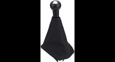 Versnellingspookknop 5 versnellingen voor auto's - Leer Zwart - Universeel - Makkelijk te monteren