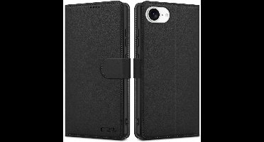 Tech-Protect Portemonnee Iphone 16E Mat Zwart