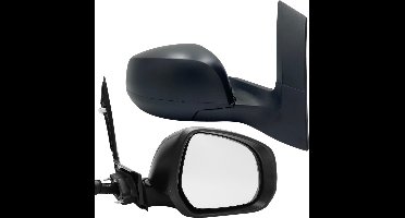 BILMAX Rechter Buitenspiegel Vervanging voor Opel Agila B 2008-2014 Elektrisch Verstelbaar, Handmatig Inklapbaar, Verwarmd, In Grondverf, 5 Kabels