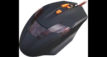 Gaming Muis Bedraad met 7 Knoppen – 3200 DPI – USB Optische Gaming Muis – Ergonomisch Design – Voor Laptop, PC & Windows – Zwart