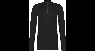 Ten Cate thermo long sleeve high neck zipper zwart voor Heren | Maat XXL
