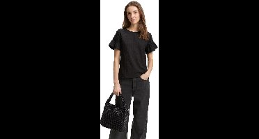 TOM TAILOR Schoudertas Handtas Nomi Hobo Bag Black Zwart