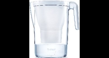 BWT Waterfilterkan VIDA | Verwijdert kalk, chloor, lood & koper | 120 L per cartridge | Handmatige vervangingsindicator | BPA‑vrij | Past in koelkastdeur | Geschikt voor thee, koffie & koken