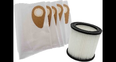 Kleanburg® - Nilfisk Buddy II - 5 Stofzuigerzakken - 1 Filter - Onderhoudsset