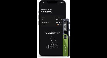Ledger Nano S Plus – Crypto Hardware Wallet met USB-C – Voor Bitcoin, Ethereum, Solana & NFT’s – Beheer 1000+ Coins - Oxidate Green