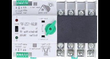 Allecto Premium - Automatische Inverter 220V Dubbele Voeding 4P 100A Slimme Stroomonderbreker