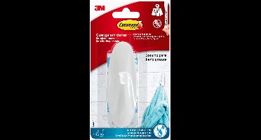 Haak voor ophanging 3M 2,2 Kg Wit Hout Plastic (1 Stuks)