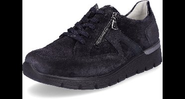 Waldläufer dames leren sportschoenen middernachtblauw 7
