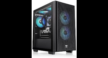 Thermaltake Versa H16 TG ARGB Micro Tower Zwart