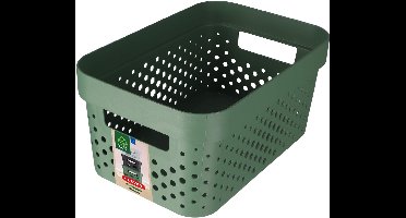 Curver Infinity Serie - Opbergbak - 4,5L - Groene Ajour - Gerecycled