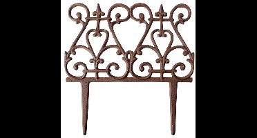 Perkhekje gietijzer antiek roestbruin