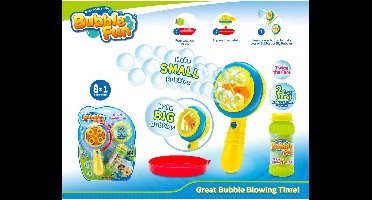 KiddyGo bellenblaas speelgoed fan 2 in 1 multicolor USB.