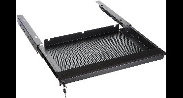 CAVO Laptop bureaulade afsluitbaar 580 x 446 x 55 mm zwart Notebook bureaulade voor de onderbouw by SOTECH