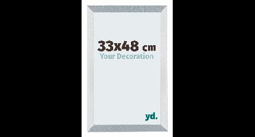 Your Decoration - Fotolijst 33x48 cm - MDF - Aluminium Geborsteld - Mura