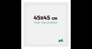 Your Decoration - Fotolijst 45x45 cm - MDF - Wit Hoogglans - Mura