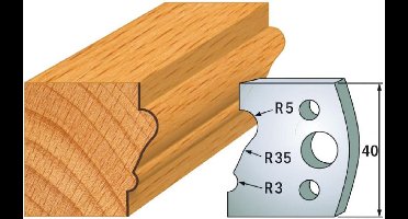CMT - Profielmessen voor profielfreeskop - Frees - Snijgereedschappen - Profielfrees - 1 Stuk(s)