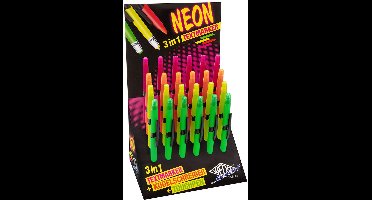 Stylus 3-in-1 Neon, displayverpakking 24 stuks