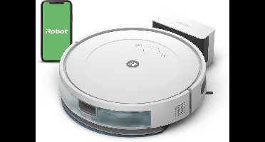 iRobot Roomba Combo® Essential Robotstofzuiger met Dweilfunctie - Wit - Y0112