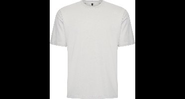 Mario Russo Oversized T-shirt - T-shirts Heren - Katoen - L - Lichtgrijs