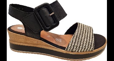 Remonte D6453-01 Dames Sandalen - Zwart - 40