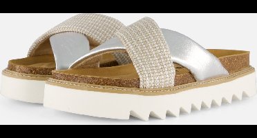 Tamaris Sandalen zilver Synthetisch - Dames - Maat 38