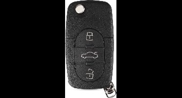 XEOD Autosleutelbehuizing - sleutelbehuizing auto - sleutel - Autosleutel / Audi 3 knops