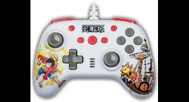 One Piece - Switch 1 & 2 controller - 3m kabel - extra functies (wit)
