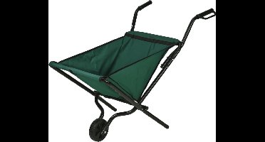 ProGarden - Kruiwagen - inklapbaar - groen - en - zwart
