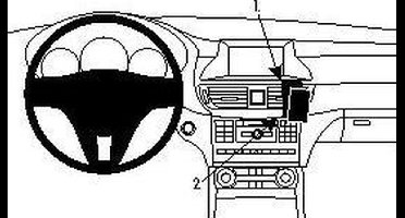 Houder - Brodit ProClip - Mercedes Benz CLS-Klasse 2011-2018 Angled mount