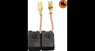 Koolborstelset voor DeWalt DW825B - 6,4x10x14mm