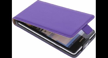 Mobiparts - paars premium flipcase - Huawei Ascend G700