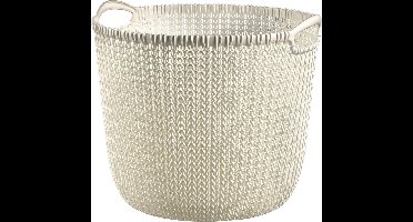 Curver Knit Opbergmand - Rond - 30 liter - Wit