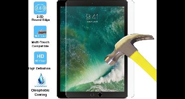 Screenprotector geschikt voor iPad 9.7 inch (2017) / (2018) - Tempered Glass Screenprotector Transparant 2,5D 9H (Gehard Glas Screen Protector - 0.3mm)