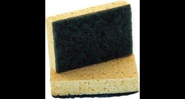 Viscose schuurspons groen schuurvlies Sponzen