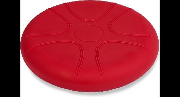 Wiebelkussen - Rood Ø 33cm - Balanskussen - Balkussen - Comfortabel zitten - Volwassenen en kinderen - MediPreventie
