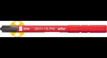 Wiha VDE Plat, Plus/minus Verwisselbare kling SL/PH 2 75 mm Geschikt voor Wiha Torque