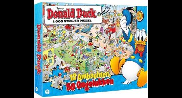 Donald Duck Puzzel 12 ambachten 50 ongelukken - 1000 stukjes - vanaf 6 jaar