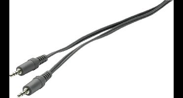 SpeaKa Professional SP-1301344 Jackplug Audio Aansluitkabel [1x Jackplug male 3,5 mm - 1x Jackplug male 3,5 mm] 2.00 m
